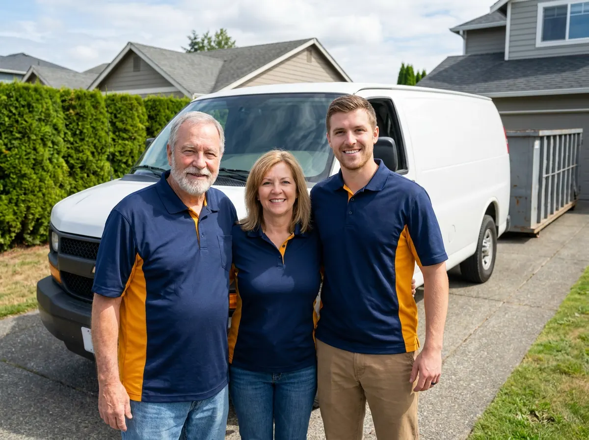 Big Bin Dumpster Rental dumpster rental team in Seattle, WA